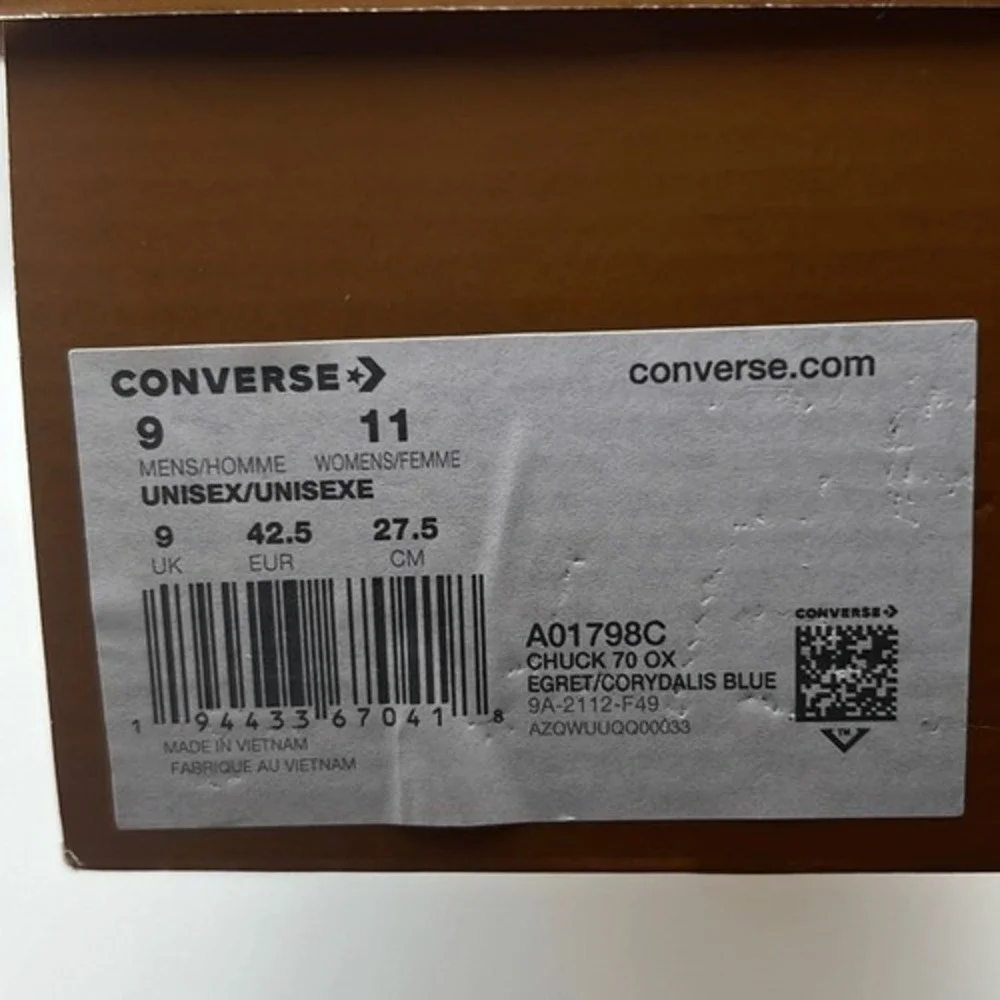 CONVERSE Tyler creator Golf Wang limited Edition Chuck 70 Owl Sneakers NWB Men 9